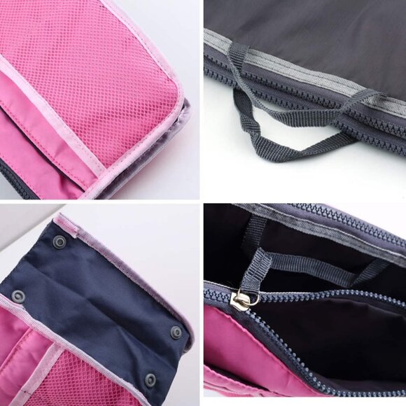 Handbag Organizer Insert For Purse Or Tote / Make-up/ Divider / Pink - NWT - Picture 4 of 8